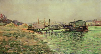 La Senna al Quai St. Bernard, c.1886 da Paul Signac
